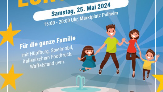 Europafest auf dem Pulheimer Marktplatz am 25.05.2024