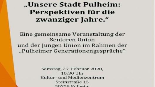 1. Generationengespräch 2020 unter dem Thema: 