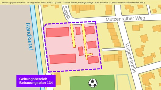 Bebauungsplan Siegstraße liegt aus