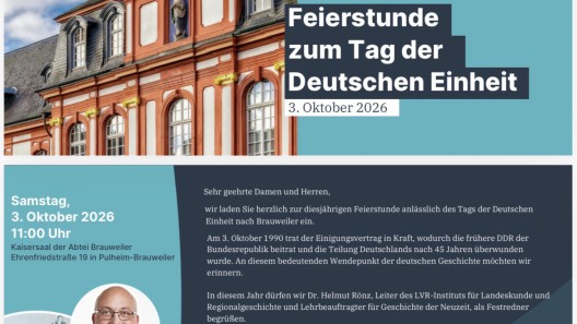 Herzliche Einladung zur Festveranstaltung