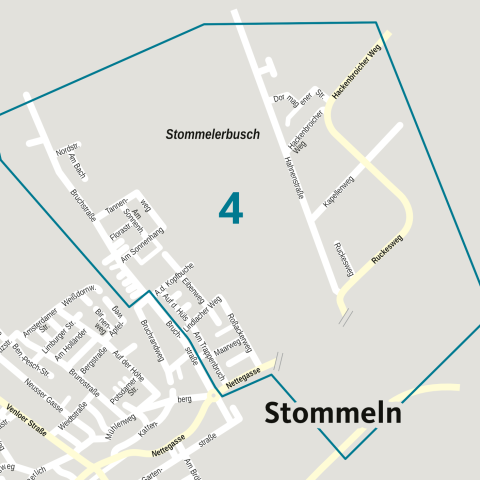 Wahlbezirk 4 (Stommeln, Stommelerbusch)